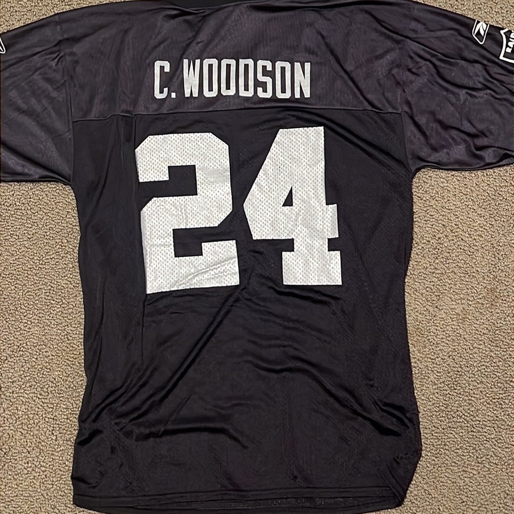 Oakland Raiders Charles Woodson Jersey Sz M